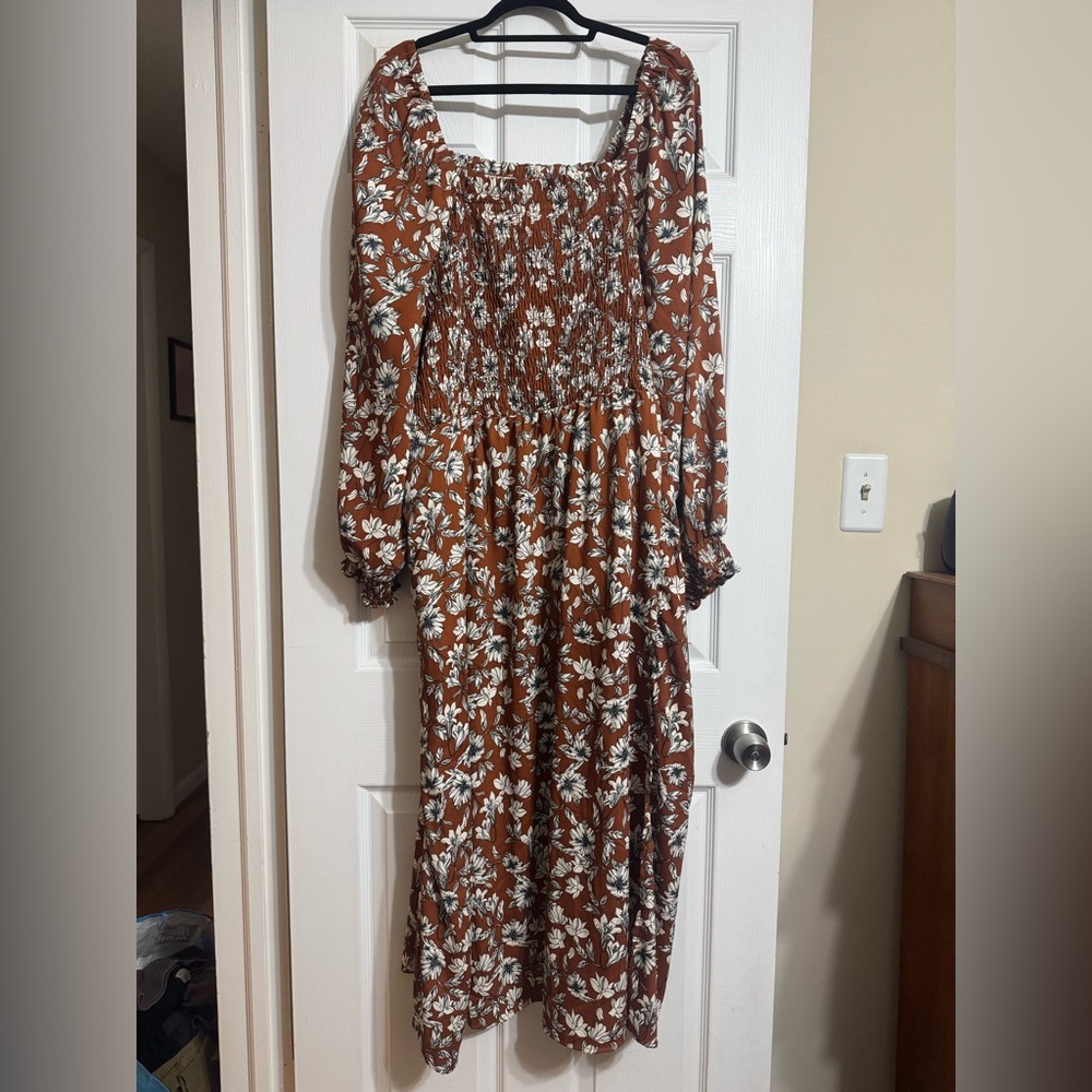 La Ligne x Target Smocked Long Sleeve Dress